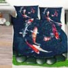 3D Lawn Fish 248 Bed Pillowcases Quilt King Single Size