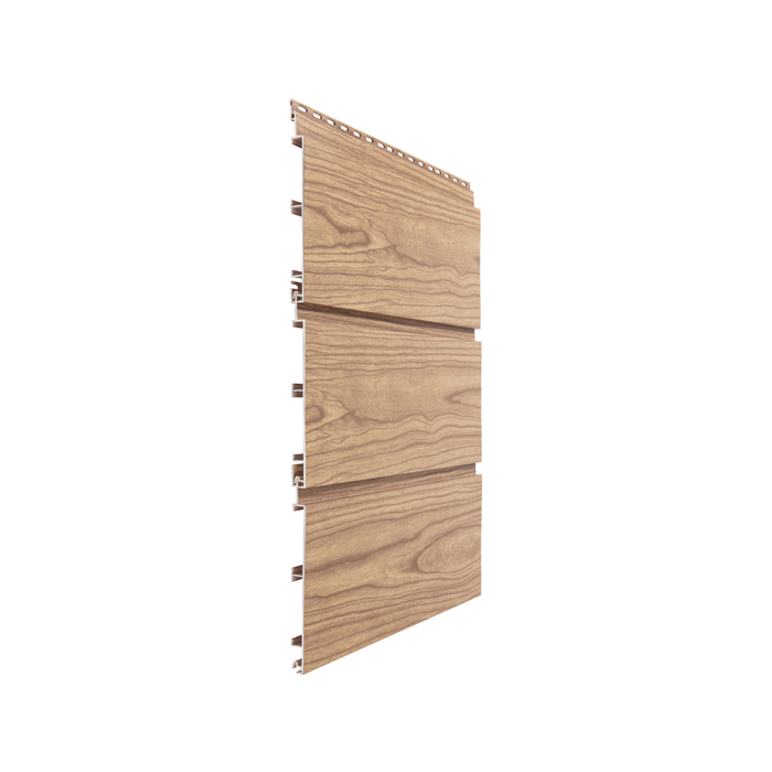 DECO 200 x 15mm 6.5m Smoked Ash DecoClad Shadowline Aluminium Cladding