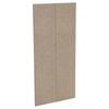Kaboodle 900mm Raw Board Alpine Pantry Doors - 2 Pack