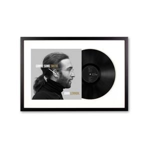 Framed John Lennon Gimmie Some Truth - Double Vinyl Album Art