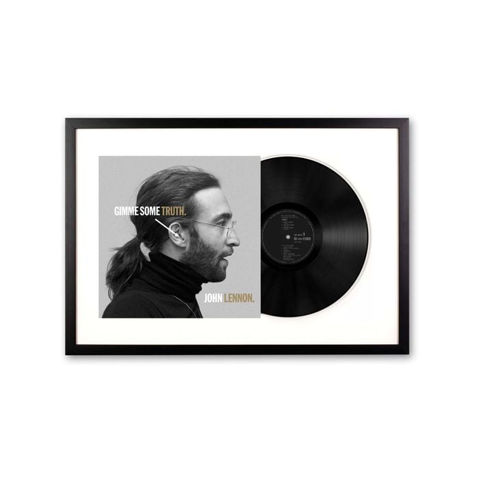 Framed John Lennon Gimmie Some Truth - Double Vinyl Album Art