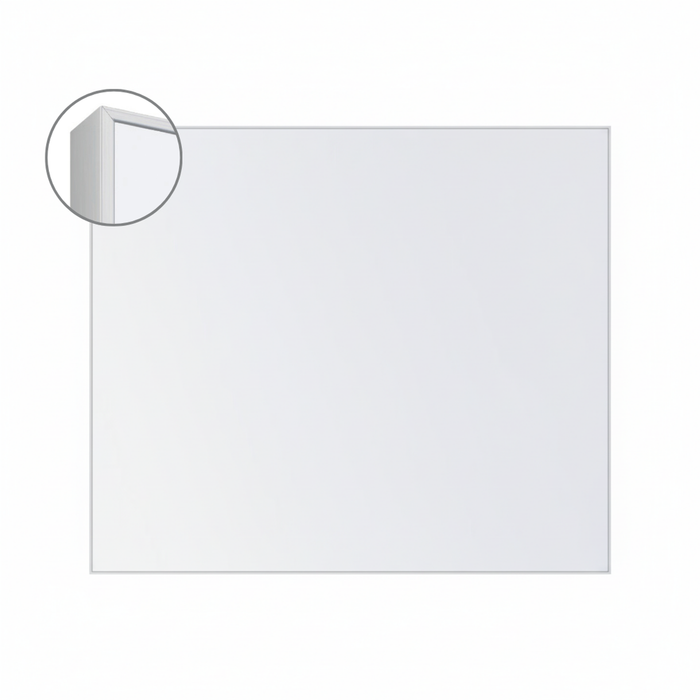 DuraWrite LX6 Whiteboard Magnetic with Slim Edge Frame 900x900mm