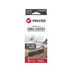 VELCRO Brand 30 x 14.6cm Black Mountable Cable Sleeves - 2 Pack