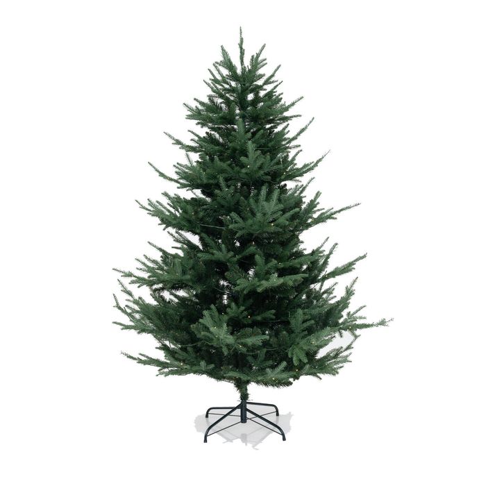 Costway 1.8M Artificial Christmas Tree PE & PVC Mixed Leaves 778 Tips w/240 LEDs