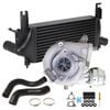 Upgrade Billet Turbo With 75mm Intercooler & Hoses For Nissan Pathfinder R51 YD25 2.5L 4 Bolts