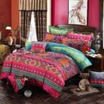 Dreamfields Queen Mandala Love Design Soft Quilt Doona Duvet Cover Set
