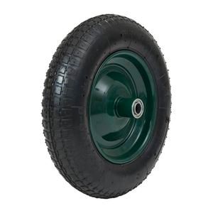 Saxon 14" Green Pix and Mix Wheelbarrow Wheel