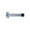 Zanda 85mm Satin Chrome Skirting Door Stop Concealed Fix 