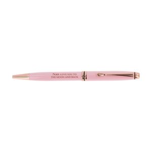Bridgewater Pen Company Nan Sentiment Ballpen Pink Rose Gold Lacquered