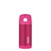 Funtainer Stainless Steel Vacuum Insulated Drink Bottle 355ml Pink Thermos