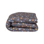 Ecology Sea Coverlet  Size 260 x 240cm Blue/Clay/Pink Bedding
