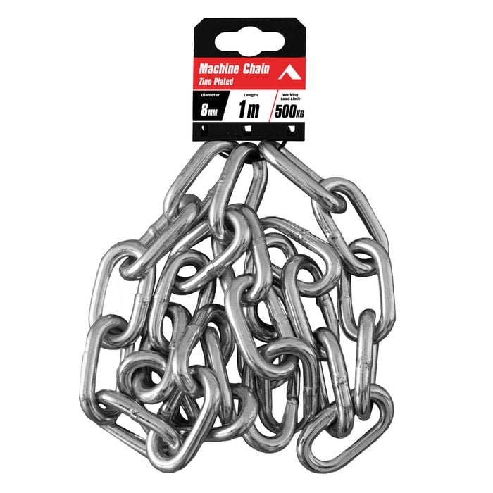 Pinnacle 8mm x 1m Zinc Plated Machine Chain