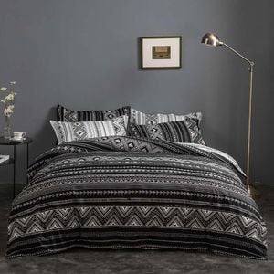 Fabric Fantastic Hugo Reversible Super King Size Quilt/doona/duvet Cover Set