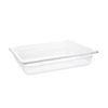 Vogue Gastronorm Food Pan Clear Polycarbonate Gn 1/2 65mm Commercial Kitchen Storage