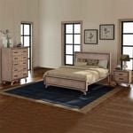 Silver Brush 4 Pcs Queen Bedroom Suite