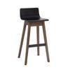Modern Furniture AVA 44x88cm Bar Stool - Black & Walnut