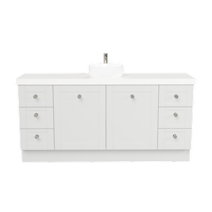 New England Joinery 1800mm Diadem Centre Basin Freedom Top Floor Standing Vanity