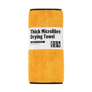All Set 70 x 40cm Orange Auto Microfibre Drying Towel