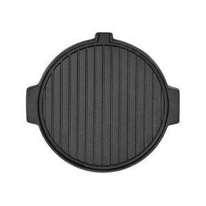 SOGA 30CM Round Cast Iron Korean BBQ Grill Plate