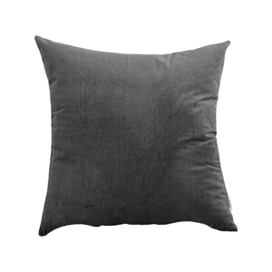 NNEOBA Velvet Pillow Cases Cushion Cover(54-Dark Grey)45cmx45cm