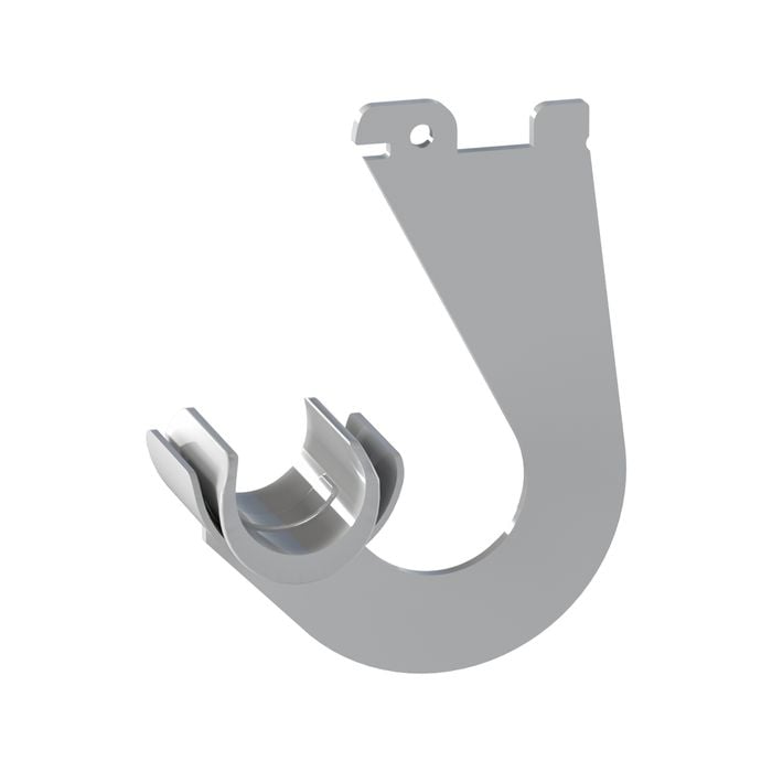 Flexi Storage White Hanging Rod Bracket - 2 Pack