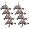 8PK Urban Renee Treml Koalas Hanging Decoration 8cm Grey Assorted