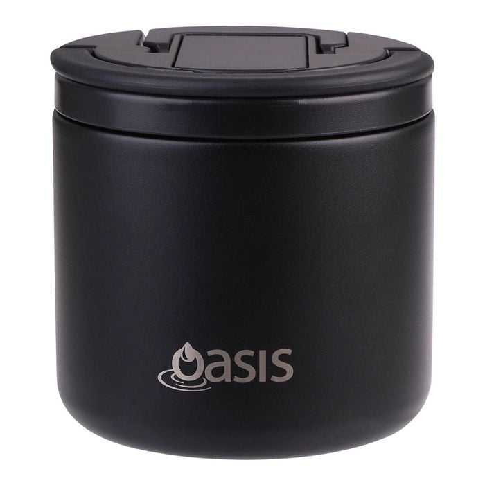 Oasis Insulated Food Flask 500ml - Black