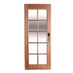 Hume 2040 x 820 x 35mm Internal Door Lincoln Clear G1 Glass LIN10