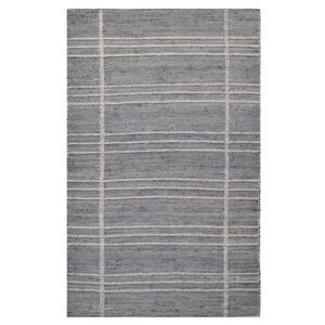 Handwoven Natural Mizo Rug-6318-Silver-80x150cm