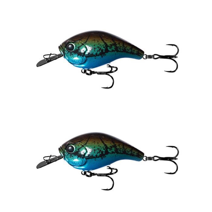 2x 13 Fishing 60mm Jabber Jaw Crankbait Fishing Lures - Old Gregg