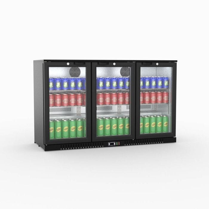 Thermaster Under Bench Three Door Bar Cooler  - Commercial Bar Fridges (lg-330hc)