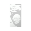 Walpix 1800 x 900 x 2.0mm Perforated Aluminium Decorative Screen Flat Profile Sunset - White Satin