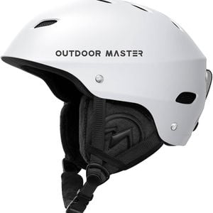 OutdoorMaster Kelvin Ski Helmet with White L