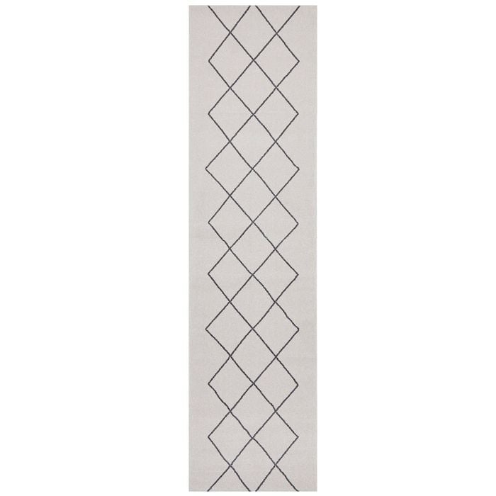 The Rug Connection Harley Lola Off White 400x80cm - Large Runner Pet Friendly Indoor Rug