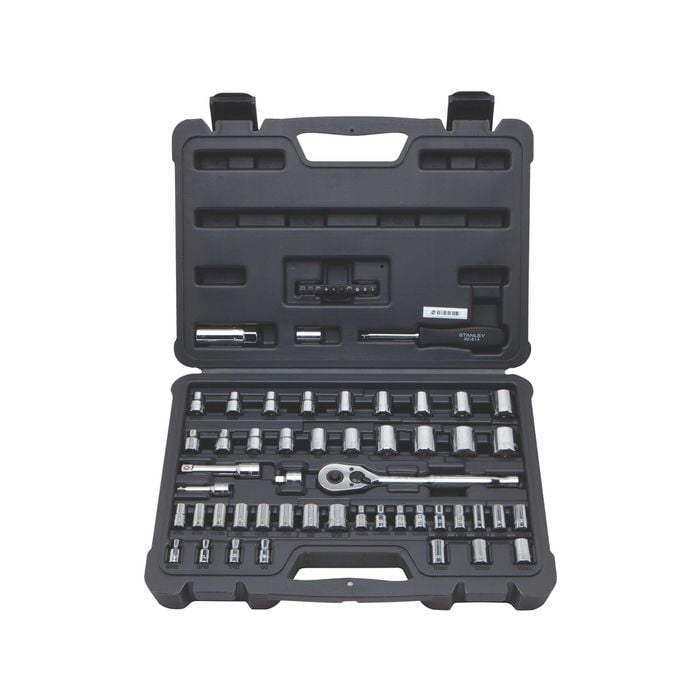 Stanley 60 Piece 1/4” And 3/8” Drive Socket Set