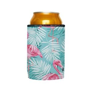 Stubbyz Pink Flamingos Stubby Cooler Standard