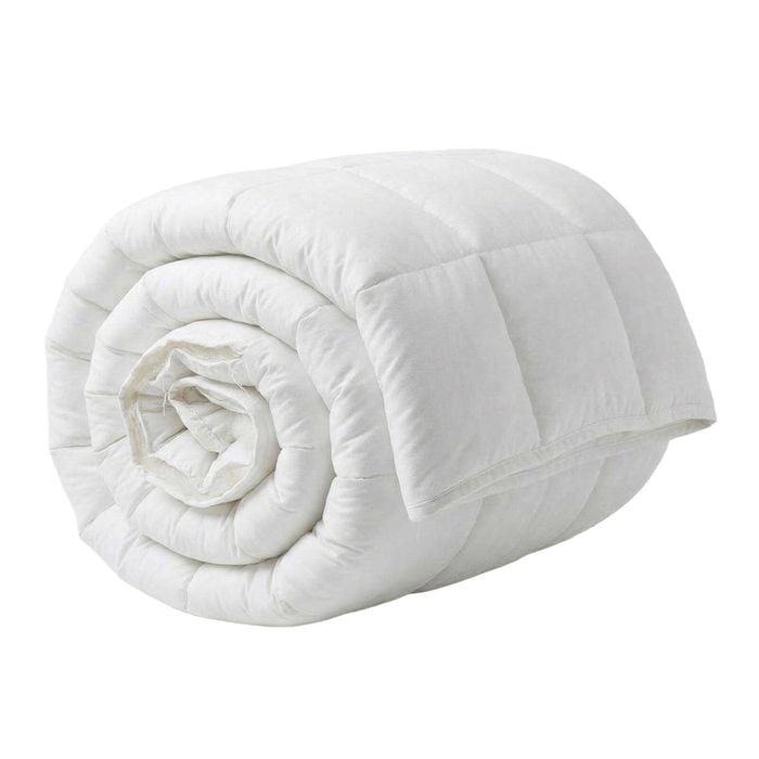 Royal Comfort 500gsm 85% Goose Feather 15% Down Quilt Elevated Loft Luxury White Double