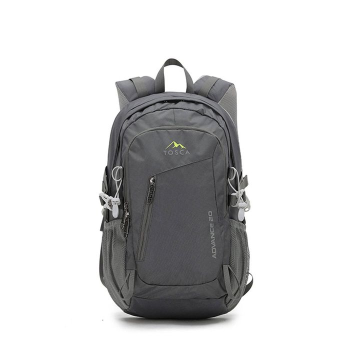 Tosca 20L Lightweight Deluxe Travel Outdoor Adjustable Backpack Bag Grey