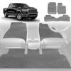 6D Diamond Car Floor Mats for RAM 1500 Laramie 2019-Current-Full Set-Grey-Outback GT