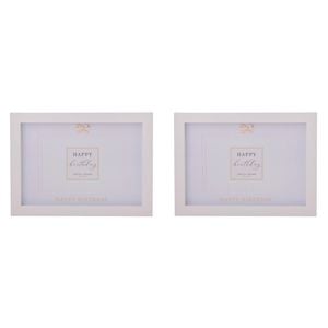2PK Gibson Gifts Jewelled Birthday Picture/Photo Frame 6x4" Rectangle