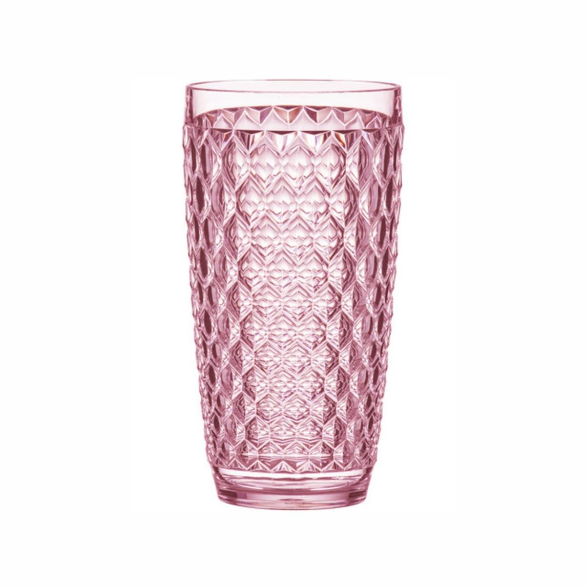 Tate Geometric 450ml Highball Acrylic Tumbler Drinking Cup - Strawberry -  Bunnings Australia