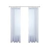 Smart Home Products White Ayr Pencil Pleat Net Sheer Curtain - 150-230 x 213cm