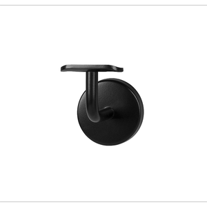 Porta 43mm Black Matte Handrail Wall Bracket