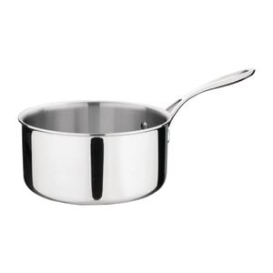 Vogue Saucepan Tri-wall Stainless Steel & Aluminium 200mm Professional Kitchen Cookware
