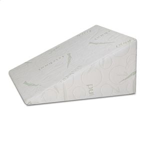 STARRY EUCALYPT Wedge Pillow Cool Gel Memory Foam White with Bamboo Cover