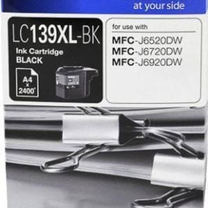Brother LC139XL Black Ink for MFC-J6520/6720/6920DW - Up to 2400 Pages