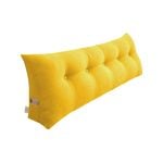 Soga 100cm Yellow Triangular Wedge Bed Pillow