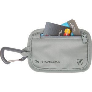Travelon RFID Blocking Clip Stash Pouch in Gray