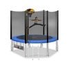 Kahuna Blizzard 8 Ft Trampoline Blue With Basketball Set