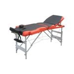 YES4HOMES 3 Fold Portable Aluminium Massage Table Massage Bed Beauty Therapy